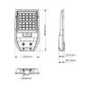 Latarnia solarna LED VIA 50W czujnik ruchu i zmierzchu Podgląd zdjęcia produktu 7