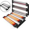 Multiple infrared heaters are displayed in a studio setting against a white background. Podgląd zdjęcia produktu