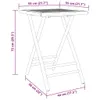 vidaXL Table de jardin pliante 55x55x75 cm bambou Voir les images du produit 8