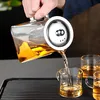 Teekanne Glas Teebereiter mit Edelstahlsieb, Produktbild-Vorschau 4