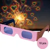Effektbrille "durch die rosarote Brille sehen" Motiv Herzen Geschenkidee Valentinstag frisch verliebt Jahrestag JGA Verlobung Hochzeit Partyspaß Partygag Accessoire Partydeko Produktbild-Vorschau