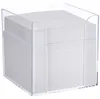 Herlitz Boîte à fiches 9x9x9cm 700 feuilles blanc transp. Voir les images du produit 3