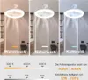 Ventilatore da soffitto con telecomando E27, lampada 30W Anteprima dell’immagine prodotto 3