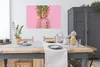 MuchoWow® Poster Farbe - Ananas - Rosa - Sommer 120x80 cm - Produktbild-Vorschau 3
