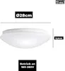 Stropní svítidlo McShine ''Star'' pro 1x E27, Ø28cm bílé Náhled obrázku produktu 10