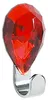 Spirella Handtuchhaken "Jewel", Acryl/ ABS verchromt, ruby Produktbild-Vorschau 1