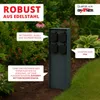 Grafner Edelstahl Design Gartensteckdose mit 4 Steckdosen, Produktbild-Vorschau 4