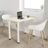 AKKE Ahorn Esstisch mit weiße beine LxBxH: 60x60x74 cm Produktbild-Vorschau 1