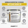 simpleBAU Betonfarbe B1 Grau 4 Kg, Produktbild-Vorschau 4