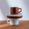 HOMLA Tasse mit Untertasse FAMELIO, braun, 0,2 l Produktbild-Vorschau 5
