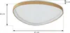 Lucande LED-Deckenleuchte Asken, 61 cm, gold, CCT, dimmbar Produktbild-Vorschau 5