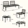 Outsunny Lounge Gartenmöbel Set 5-6 Personen Gartenlounge Produktbild-Vorschau 3