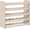 vidaXL Stojan na víno 67,5x25x60 cm z masivního Náhled obrázku produktu 1