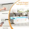MODFU Table Basse avec LED - Meuble de Salon Blanc, 2 Voir les images du produit 5