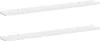 vidaXL Étagères murales 2 pcs. Blanc 100x9x3 cm Voir les images du produit 1