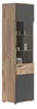Vitrine Mason | Nox Oak / Basalt Grau ohne Beleuchtung Produktbild-Vorschau 8