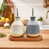 Friendly Fox 2 Stück Keramik Flasche Essig und Ölflaschen Produktbild-Vorschau 2