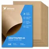100 hojas de papel kraft marrón de 160 g/m², fabricado con Vista previa de la imagen del producto 1