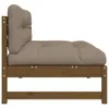 [Home] Mittelsofa Honigbraun 120x80 cm Massivholz Kiefer , Produktbild-Vorschau 5