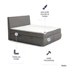 FEDVE Boxspringbett Schlafzimmerbett AKITA mit 2 Produktbild-Vorschau 4