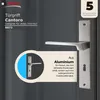 Domino Türgriff 72 BB-Buntbart Drückergarnitur Langschild Produktbild-Vorschau 5