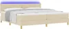 Maison Exclusive - LED Boxspringbett mit LED-Lichtleisten Produktbild-Vorschau 3