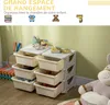 HOMCOM Organisateur de jouets pour enfants à 3 niveaux avec Voir les images du produit 3