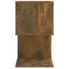 Comodino in rovere fumé 50x30x51,5 cm materiale in legno Anteprima dell’immagine prodotto 5
