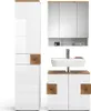 Vicco Badmöbel-Set Eden, 3 Teile, mit Hochschrank, Weiß Produktbild-Vorschau 1