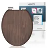 SCHÜTTE MDF WC-Sitz DARK WOOD, mit Absenkautomatik Produktbild-Vorschau 1
