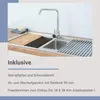 Edelstahl Einbauspüle Spülbecken Küchenspüle Spüle 100 x 50 Produktbild-Vorschau 16