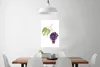 MuchoWow® Poster Weintrauben - Blätter - Zweig - Aquarell Produktbild-Vorschau 2