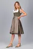 Edelnice Midi Dirndl Emilia Grün Cord 36 Produktbild-Vorschau 3