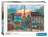 Clementoni Legpuzzel Straßen von Paris, 1000st. Produktbild-Vorschau 1