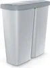 Kosz na śmieci Prosperplast COMPACTA Q DUO, 50 l, popielaty Podgląd zdjęcia produktu 3