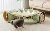 Tierbett Katzentunnel Mit Schlafplatz,Faltbar,Super Produktbild-Vorschau 10