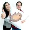 Mr. & Mrs. Panda Deko Kissen Otter Umarmen - Weiß - Produktbild-Vorschau 4