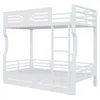 Flieks Etagenbett 90x200cm mit Led, Jugendbett Metallbett Produktbild-Vorschau 11