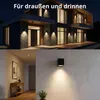 Grafner® Aluminium Wandlampe 37SQWB Wandleuchte Lichtschein Produktbild-Vorschau 6