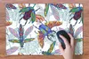 MuchoWow® Schreibtischunterlage Insekten - Regenbogen - Produktbild-Vorschau 4