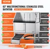 VEVOR Professional Dog Grooming Tub 1574.8mm z nerezové Náhled obrázku produktu 2