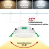 6x LED Einbaustrahler VENUS Weiß 7W Dimmbar IP44 für Bad – Produktbild-Vorschau 4