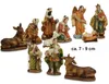 Krippenfiguren Set "Traditionell" 11-tlg. 7-9 cm Produktbild-Vorschau 2