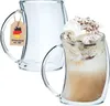 Intirilife 2x Doppelwandiges Thermo Glas - gebogener Style Produktbild-Vorschau 1