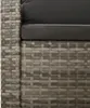 vidaXL 4dílná zahradní lounge souprava s polštáři Grey Poly Náhled obrázku produktu 4