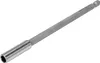 A silver metal bit holder for a screwdriver is shown against a white background. Náhled obrázku produktu