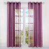 Gardinen Vorhänge Voile Gardine Transparent Dekoschal Uni Produktbild-Vorschau 1