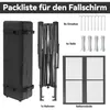 LARS360 Anthrazit 4x4 m Pop-Up Party Pavillon, Produktbild-Vorschau 10