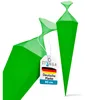 itenga Bastelschultüte mit Verschluss GRÜN 6eckig 85cm Produktbild-Vorschau 3