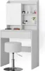 Toaletní stolek Vicco Laura Bílá 70 cm s taburetem, Model Náhled obrázku produktu 1